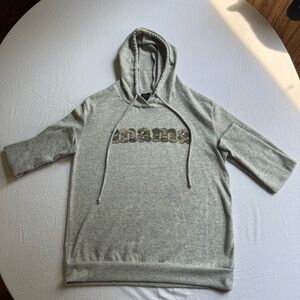 Stylish Gray Women's Hoodie